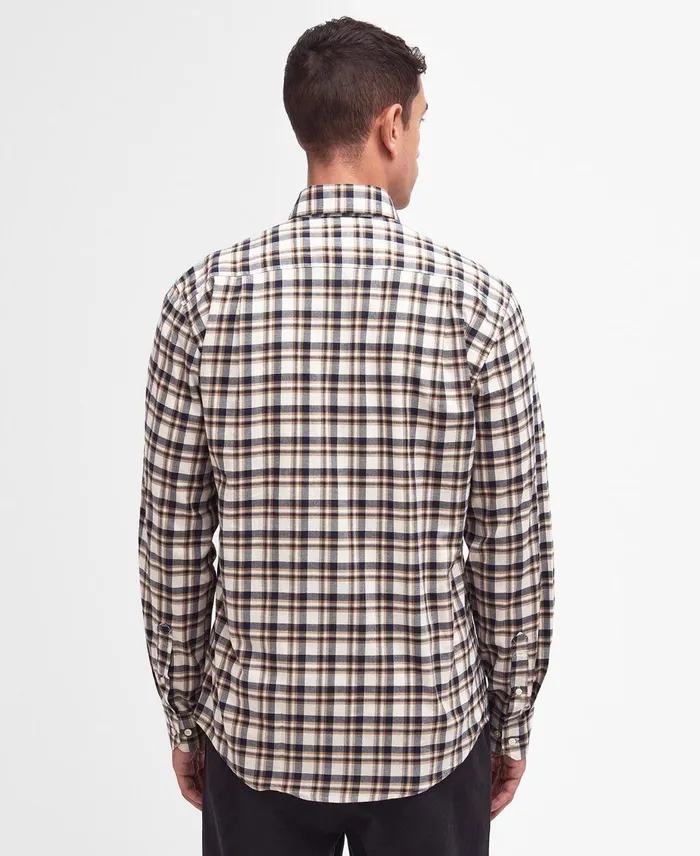 Men Shirts Barbour Turville Regular Fit Shirt Ecru Marl Men Shirts Barbour Turville Regular Fit Shirt Ecru Marl