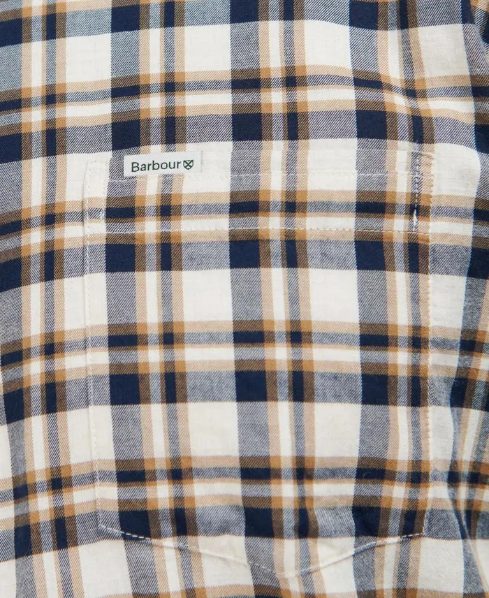 Men Shirts Barbour Turville Regular Fit Shirt Ecru Marl Men Shirts Barbour Turville Regular Fit Shirt Ecru Marl