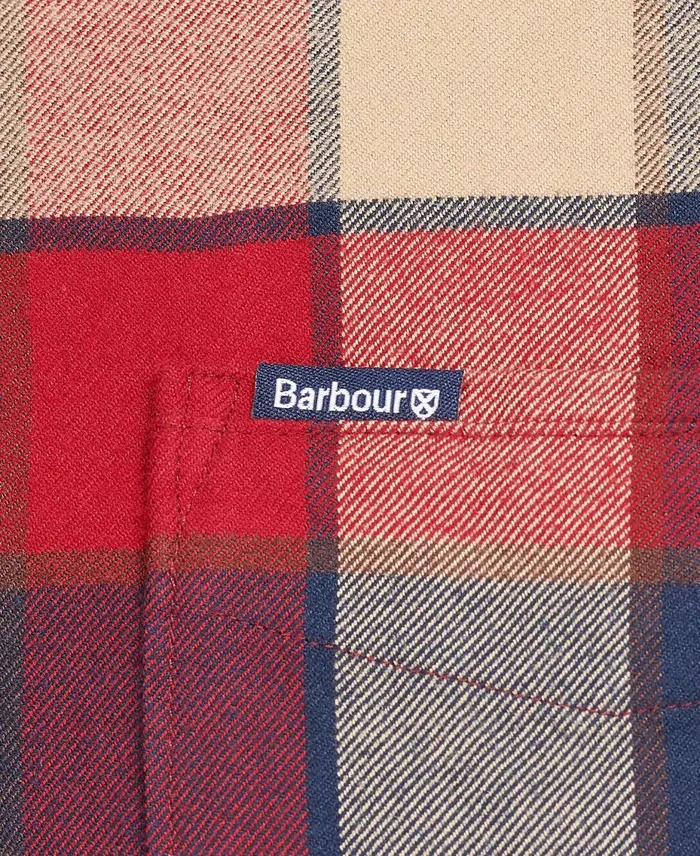 Men Shirts Barbour Valley Tailored Shirt Rich Red Men Shirts Barbour Valley Tailored Shirt Rich Red