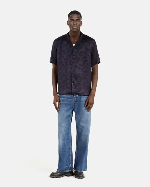 Men Shirts The Kooples ShortSleeved Navy Shirt Navy