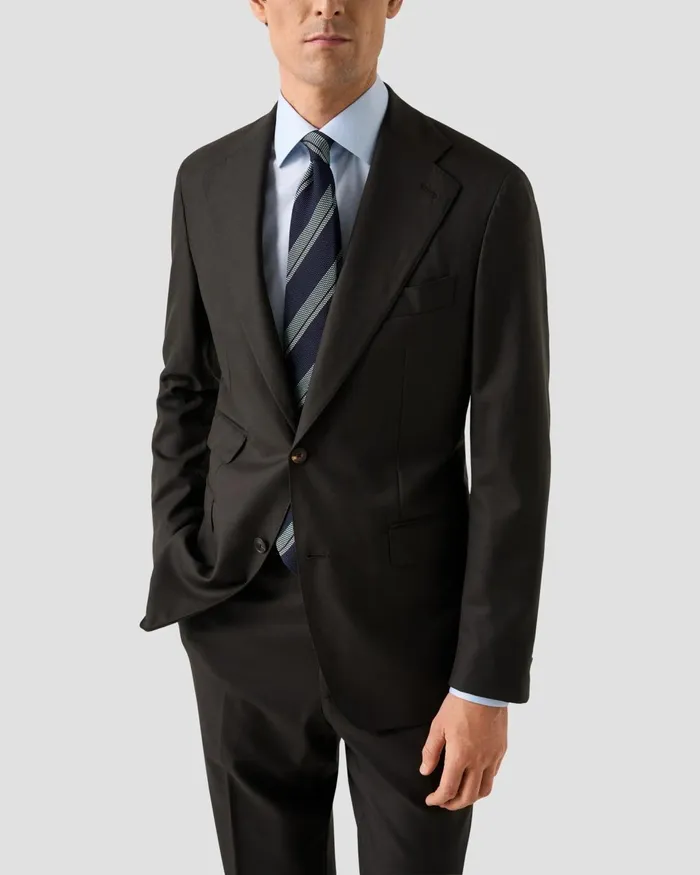 Men Signature Twill Effect Shirt Blue Eton Dress Shirts Men Signature Twill Effect Shirt Blue Eton Dress Shirts