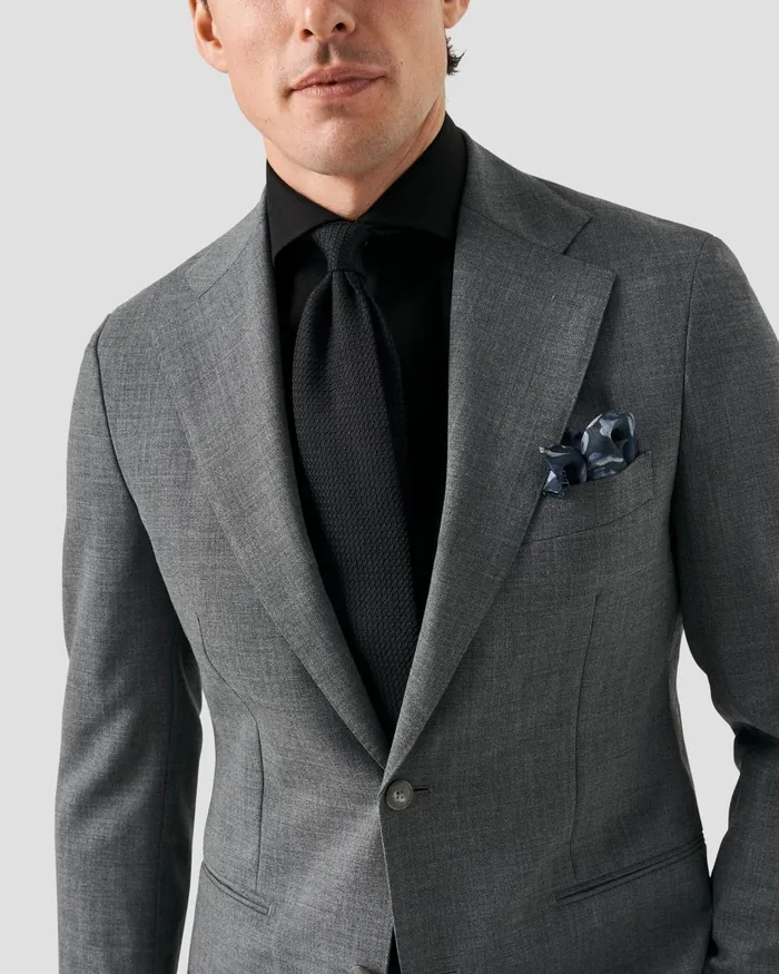 Men Solid Cotton FourWay Stretch Shirt Black Eton Dress Shirts Men Solid Cotton FourWay Stretch Shirt Black Eton Dress Shirts