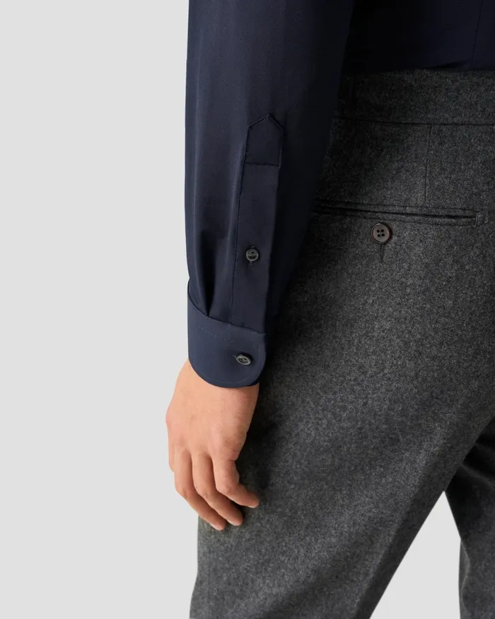 Men Solid FourWay Stretch Shirt Blue Eton Dress Shirts Men Solid FourWay Stretch Shirt Blue Eton Dress Shirts
