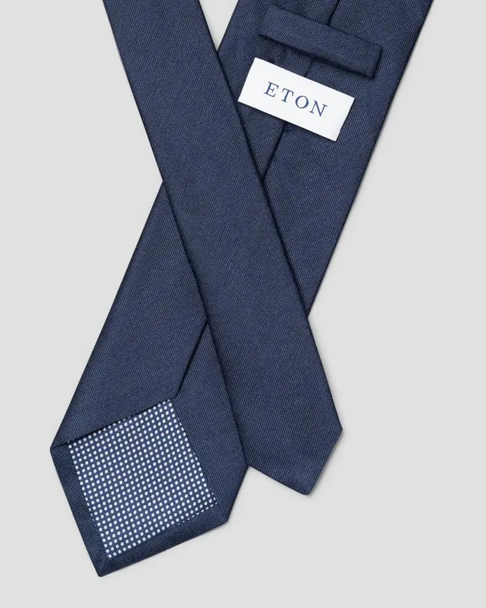Men Solid Tie Blue Eton Ties Men Solid Tie Blue Eton Ties
