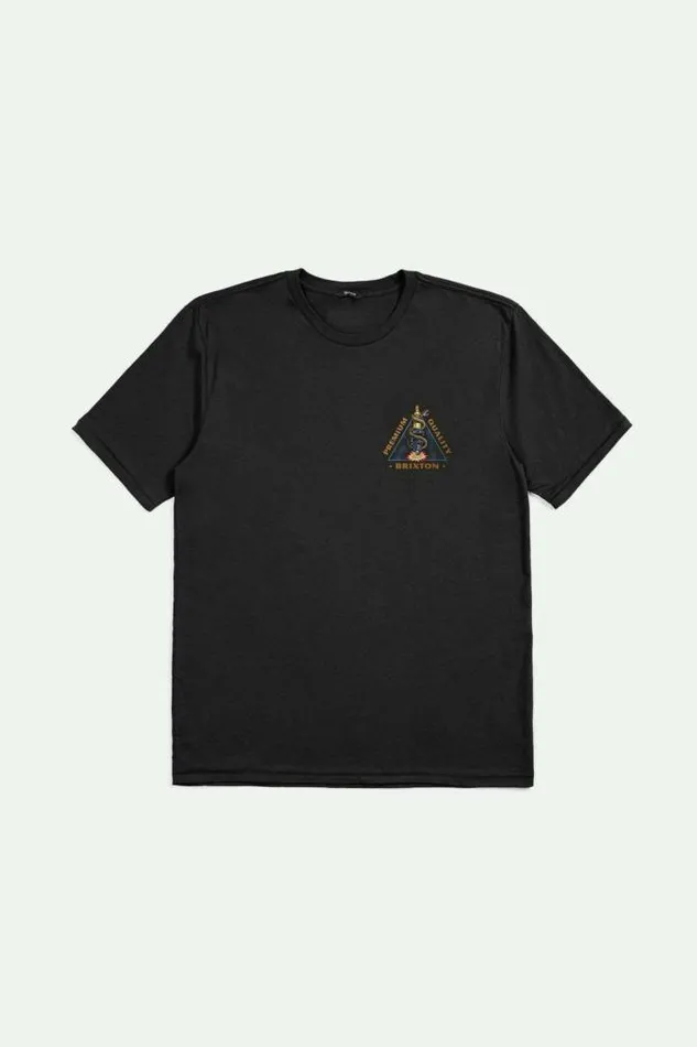 Men Sparky SS Tailored TShirt Black Brixton TShirts