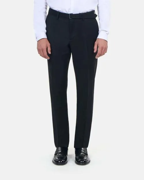 Men Suits The Kooples Black Wool Fitted Suit Trousers Black