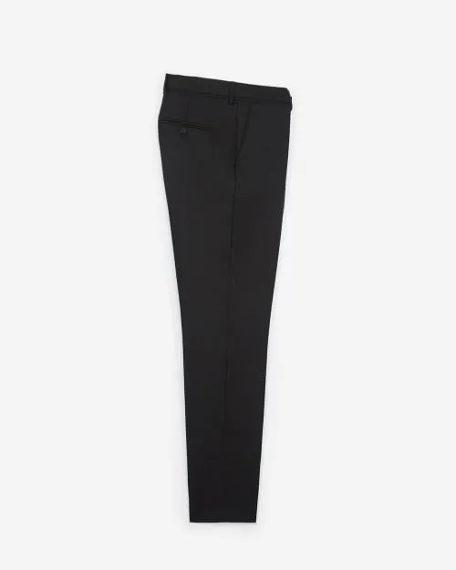 Men Suits The Kooples Black Wool Fitted Suit Trousers Black