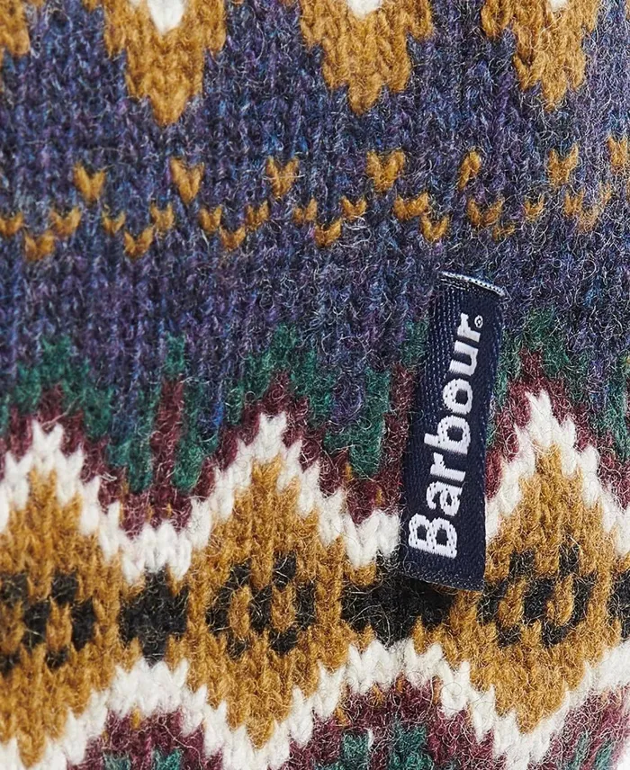 Men Sweaters Barbour Case Fairisle Crew Neck Sweater Midnight Men Sweaters Barbour Case Fairisle Crew Neck Sweater Midnight