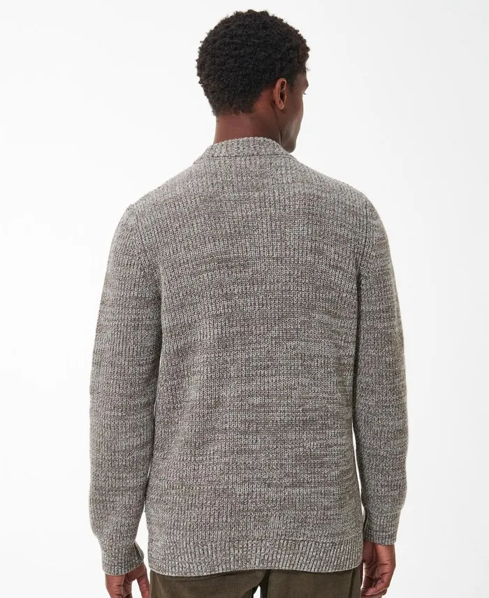 Men Sweaters Barbour Sid Knitted Cardigan Navy Marl Men Sweaters Barbour Sid Knitted Cardigan Navy Marl