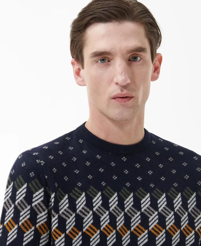 Men Sweaters Barbour Tursdale Knitted Jumper Classic Navy Men Sweaters Barbour Tursdale Knitted Jumper Classic Navy