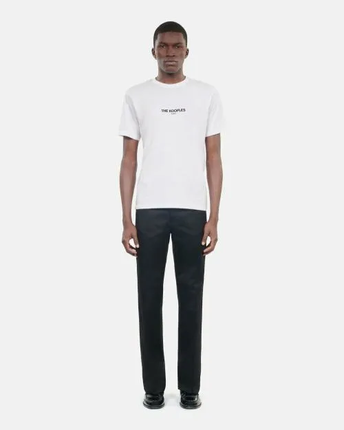 Men Tshirts The Kooples White Logo TShirt White