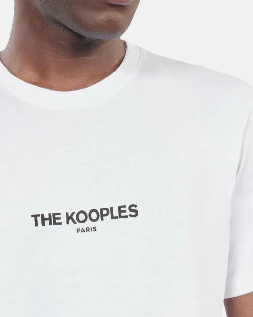 Men Tshirts The Kooples White Logo TShirt White