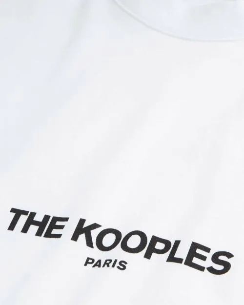 Men Tshirts The Kooples White Logo TShirt White