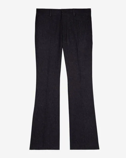 Men Trousers and Jeans The Kooples Blue DenimEffect Suit Pants Navy