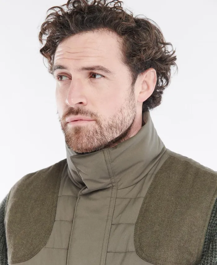 Men Vests Barbour Bradford Gilet Forest