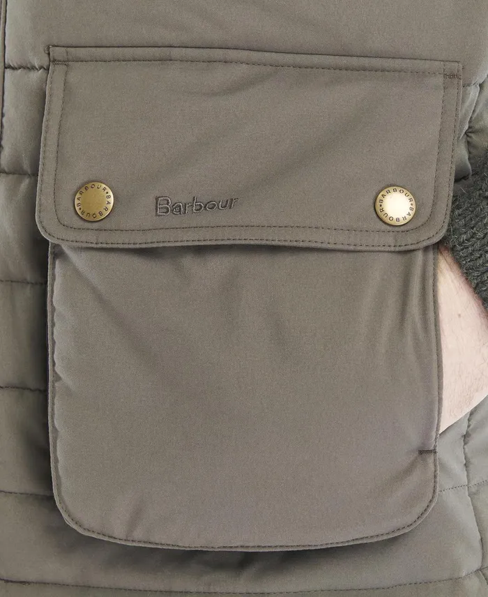 Men Vests Barbour Bradford Gilet Forest