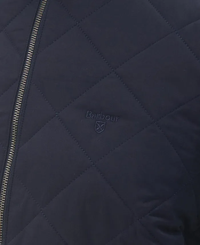 Men Vests Barbour Essential Box Quilt Gilet Charcoal Marl Men Vests Barbour Essential Box Quilt Gilet Charcoal Marl