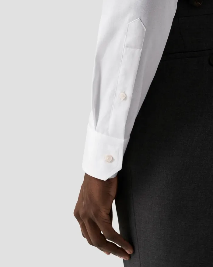 Men White Signature Twill Shirt White Eton Dress Shirts Men White Signature Twill Shirt White Eton Dress Shirts