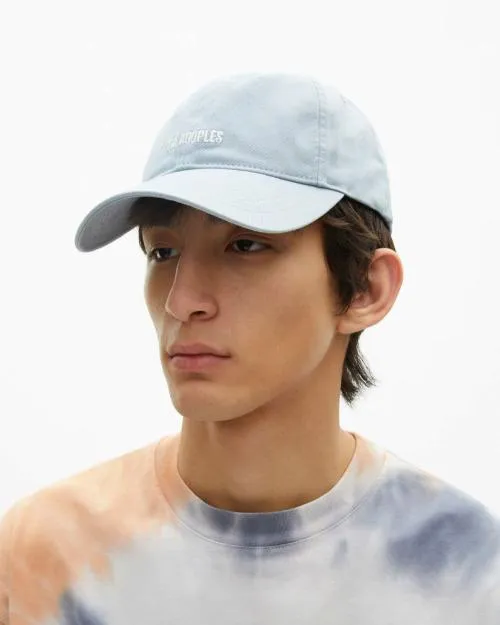 MenWomen Caps The Kooples Blue Embroidered Logo Cap Blue Grey