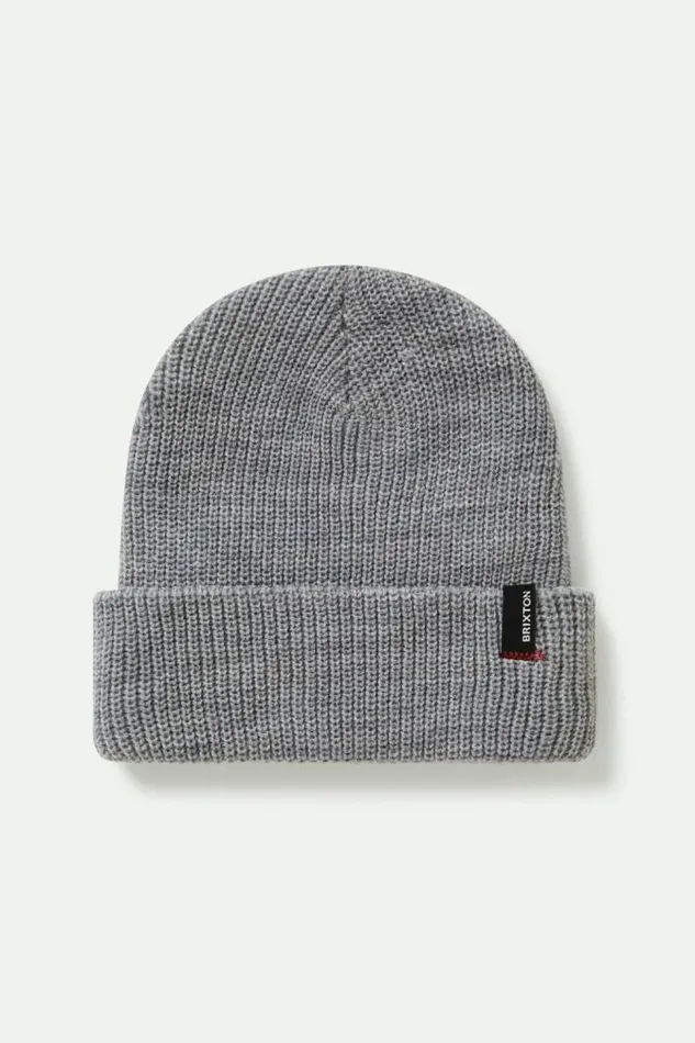 MenWomen Heist Beanie Light Heather Grey Brixton Beanies
