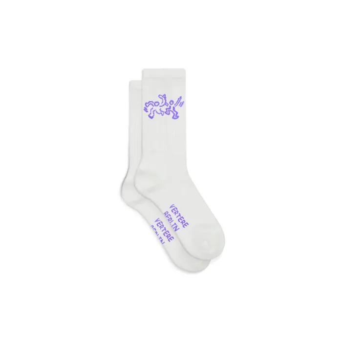 MenWomen SOCKS Vertere Berlin BOOGIE TENNIS SOCKS 8211 WHITE