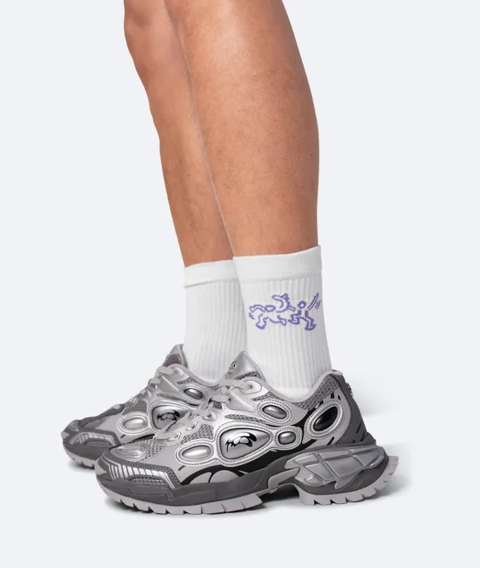 MenWomen SOCKS Vertere Berlin BOOGIE TENNIS SOCKS 8211 WHITE