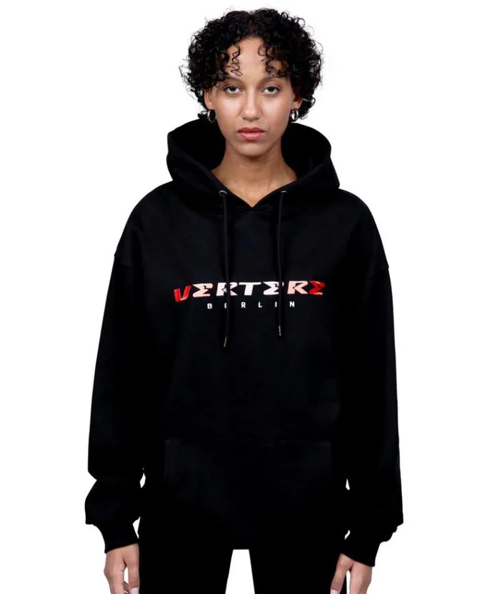 MenWomen SWEATERS and HOODIES Vertere Berlin MOTION HOODIE 8211 BLACK