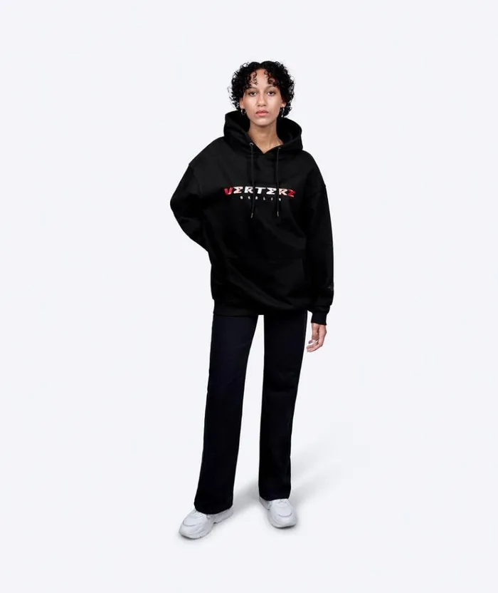 MenWomen SWEATERS and HOODIES Vertere Berlin MOTION HOODIE 8211 BLACK