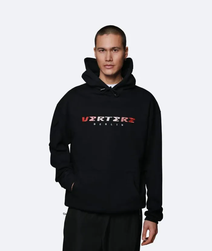 MenWomen SWEATERS and HOODIES Vertere Berlin MOTION HOODIE 8211 BLACK
