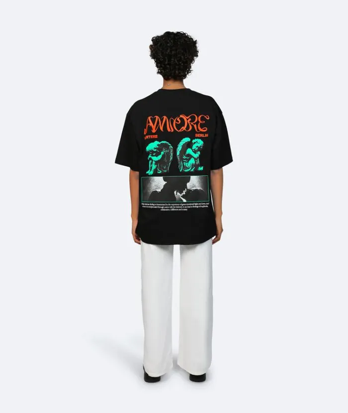 MenWomen TSHIRTS and SHIRTS Vertere Berlin AMORE TSHIRT 8211 BLACK