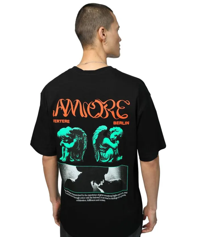 MenWomen TSHIRTS and SHIRTS Vertere Berlin AMORE TSHIRT 8211 BLACK