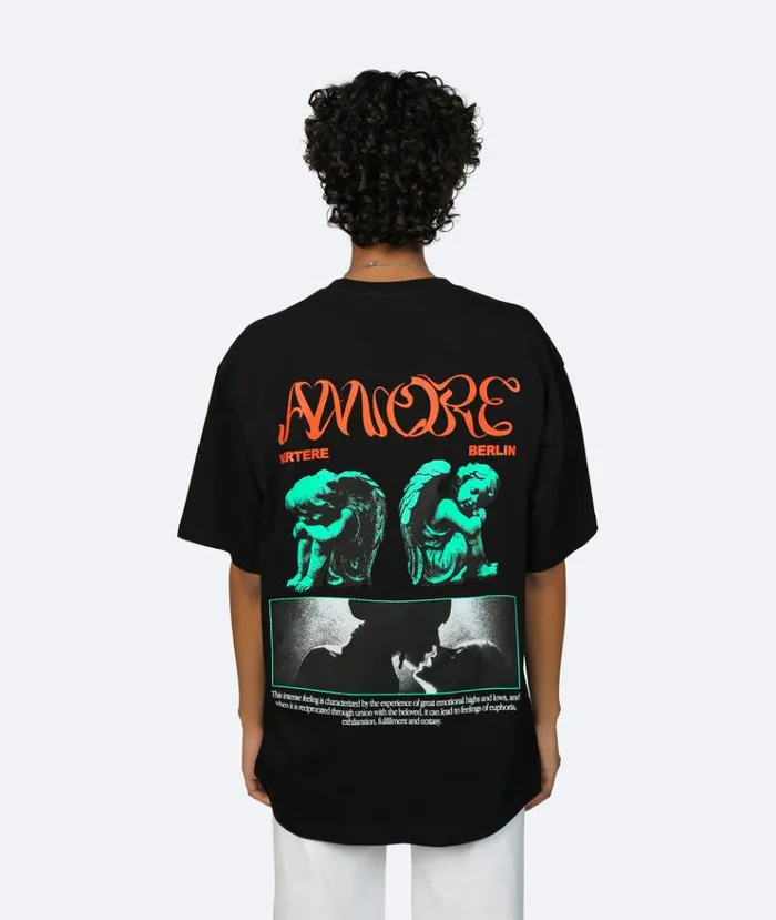 MenWomen TSHIRTS and SHIRTS Vertere Berlin AMORE TSHIRT 8211 BLACK