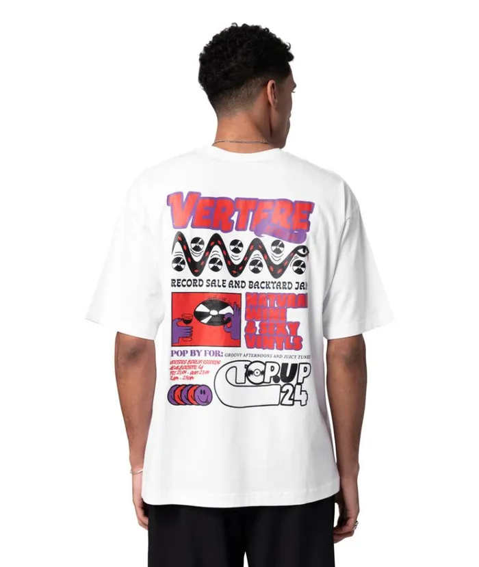 MenWomen TSHIRTS and SHIRTS Vertere Berlin RECORD SALE TSHIRT 8211 WHITE MenWomen TSHIRTS and SHIRTS Vertere Berlin RECORD SALE TSHIRT 8211 WHITE