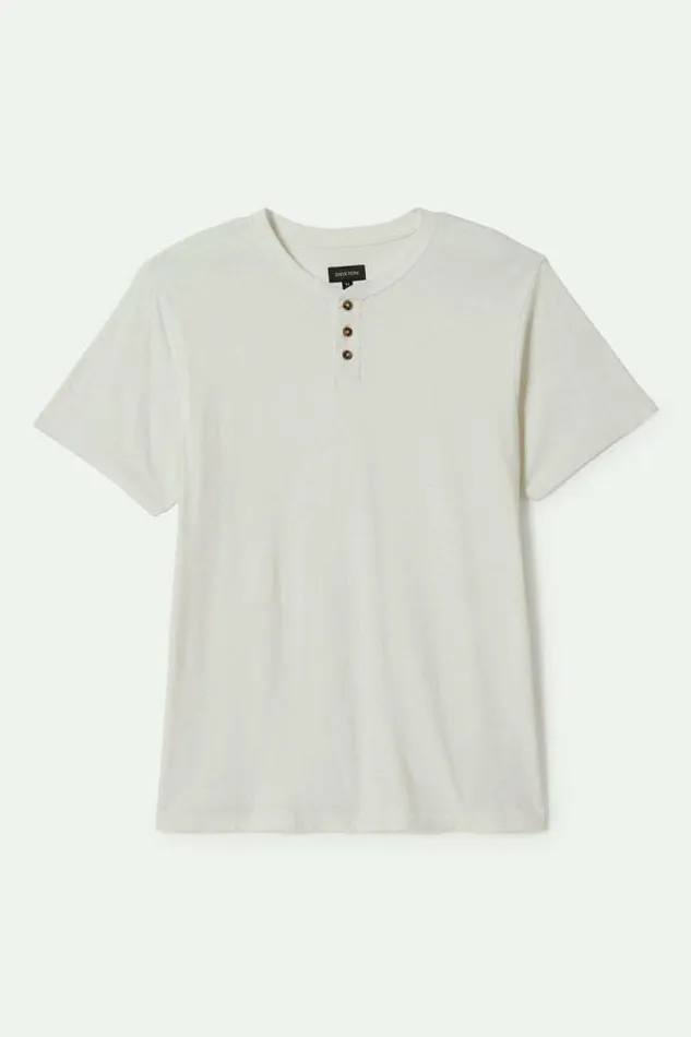 MenWomen Vintage Reserve SS Henley Off White Sol Wash Brixton TShirts