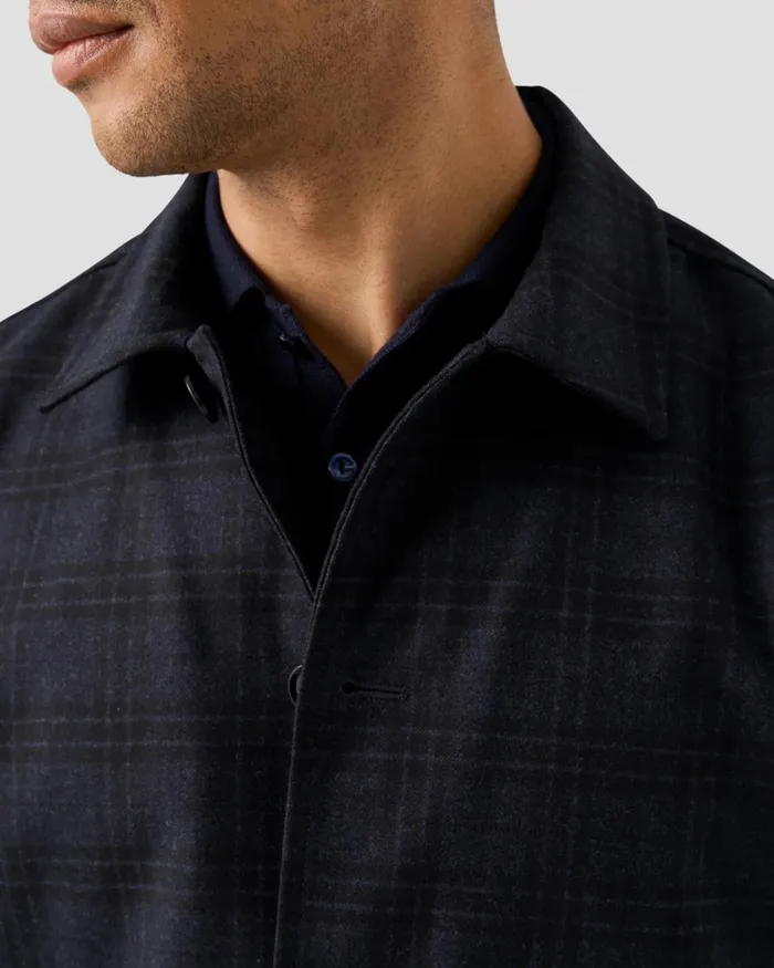 Men Wool Cashmere Overshirt Blue Eton Overshirts Men Wool Cashmere Overshirt Blue Eton Overshirts