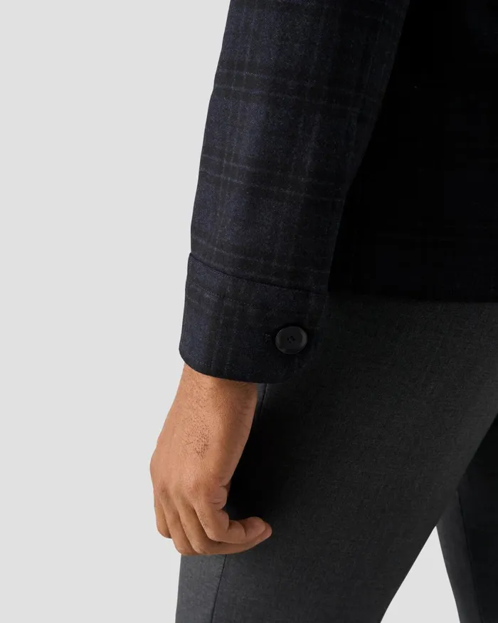 Men Wool Cashmere Overshirt Blue Eton Overshirts Men Wool Cashmere Overshirt Blue Eton Overshirts
