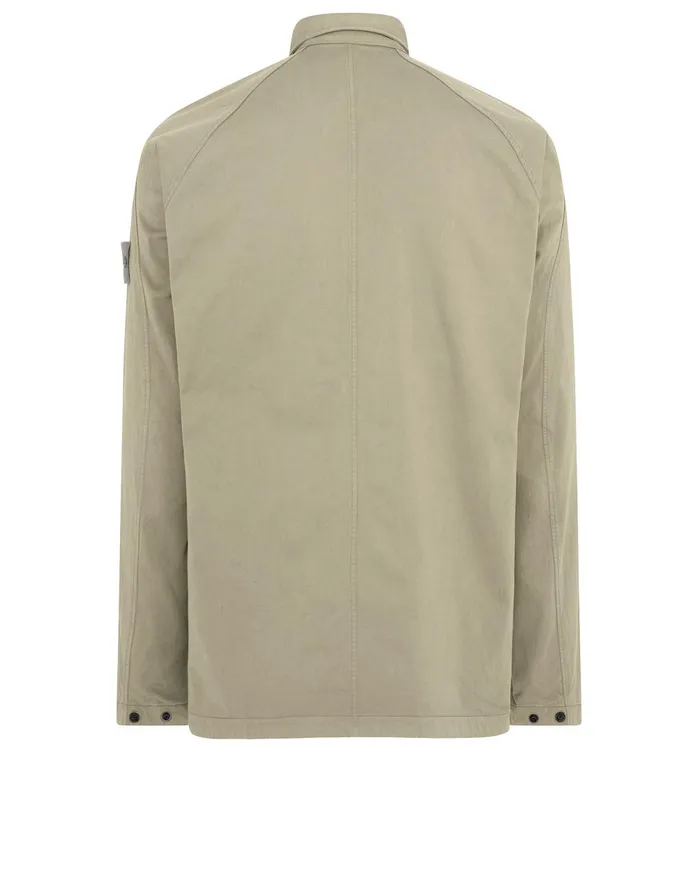 Mens 116F4 Overshirt In Beige Stone Island Overshirts
