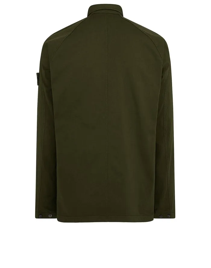 Mens 116F4 Overshirt In Khaki Stone Island Overshirts
