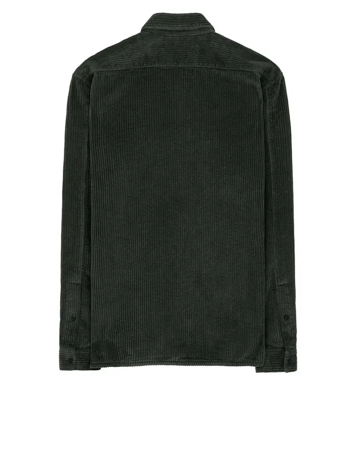 Mens 12111 Long Sleeve Shirt In Dark Forest Stone Island Shirts
