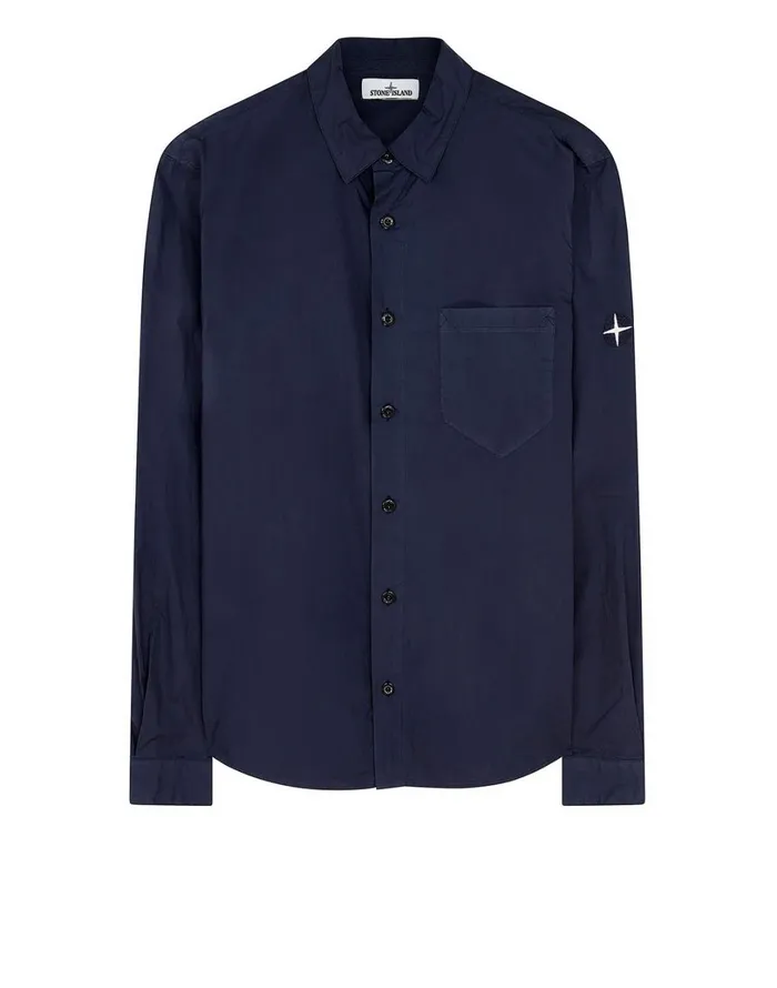 Mens 12501 Shirt In Navy Stone Island Shirts