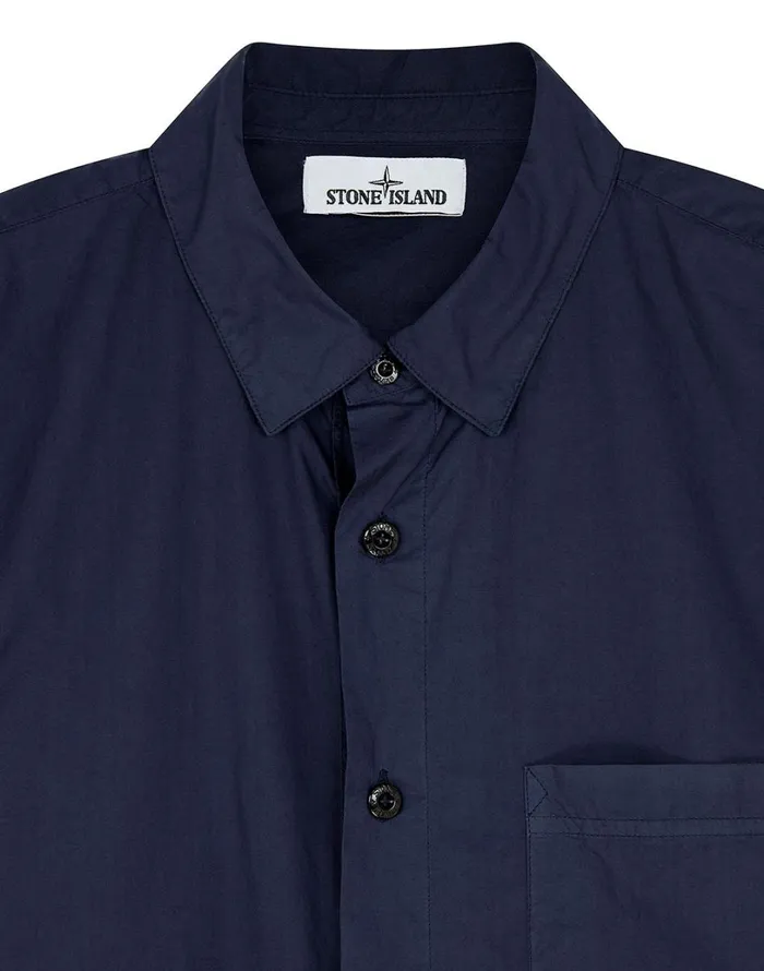 Mens 12501 Shirt In Navy Stone Island Shirts