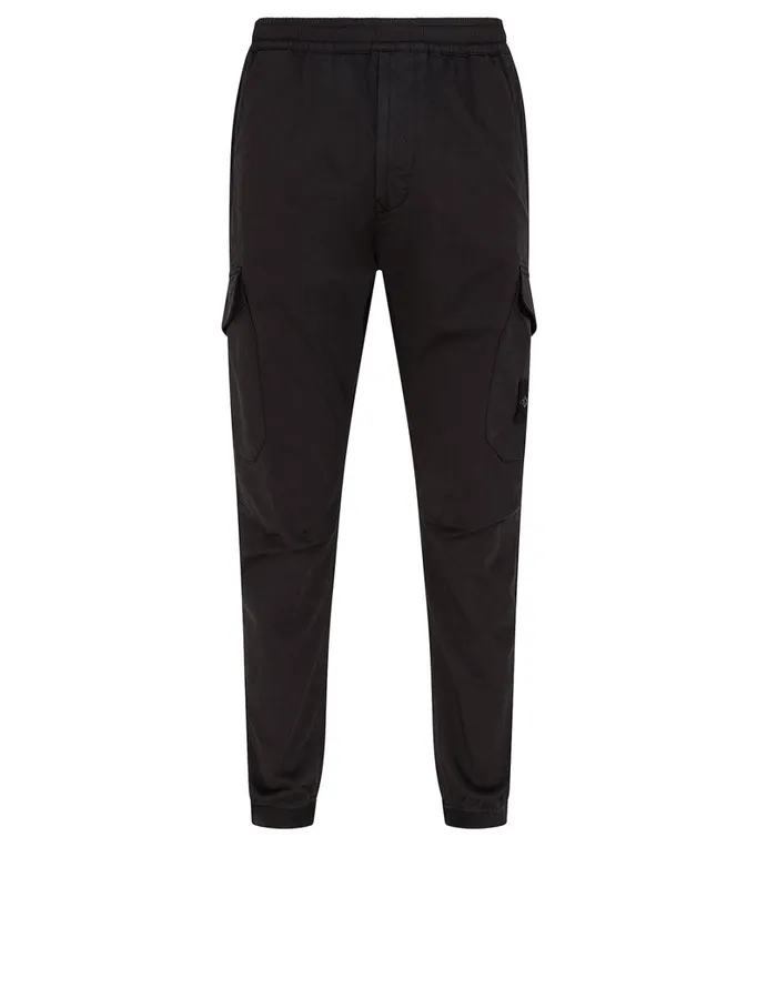 Mens 31414 Cargo Pants In Black Stone Island Trousers