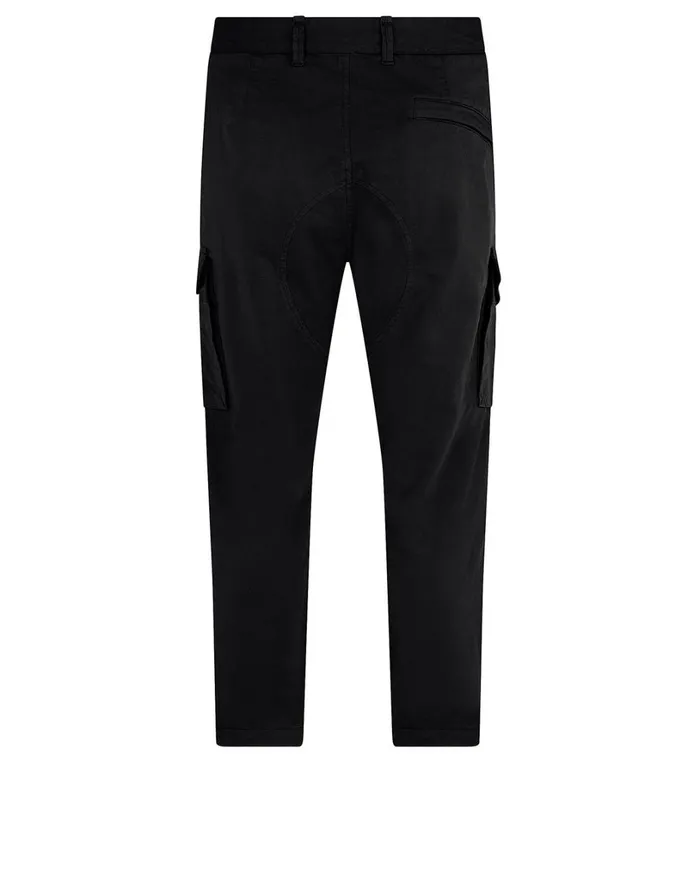 Mens 326F4 Cargo Pants In Black Stone Island Trousers