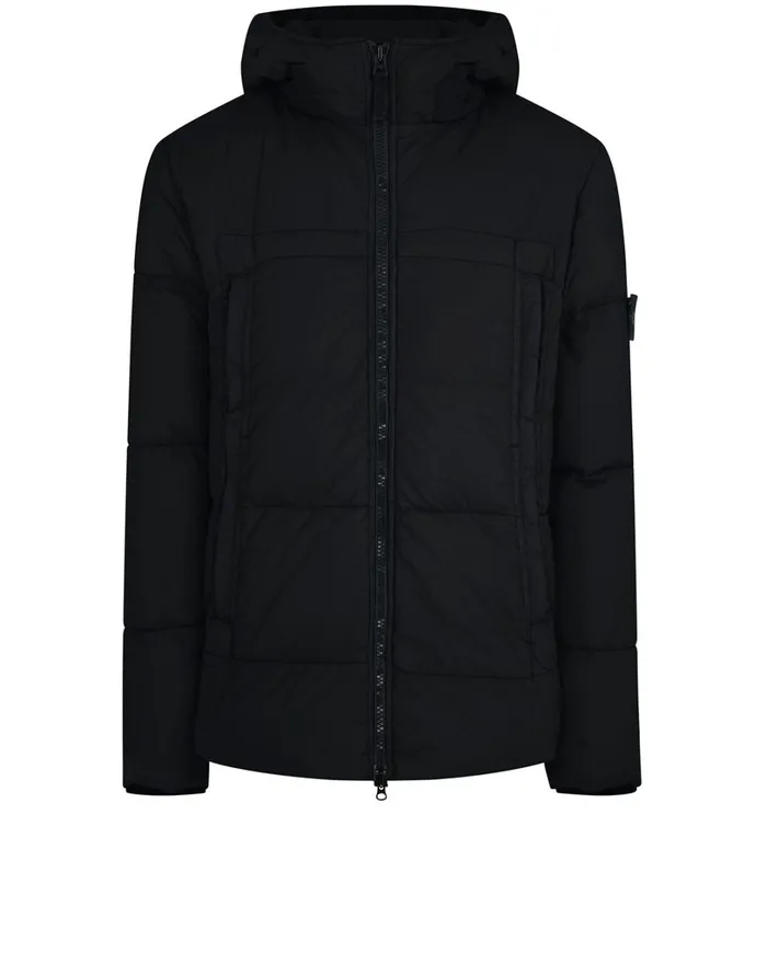 Mens 40723 Garment Dyed Crinkle Rep Ny Real Down Jacket In Black Stone Island Coats 038 Jackets Mens 40723 Garment Dyed Crinkle Rep Ny Real Down Jacket In Black Stone Island Coats 038 Jackets