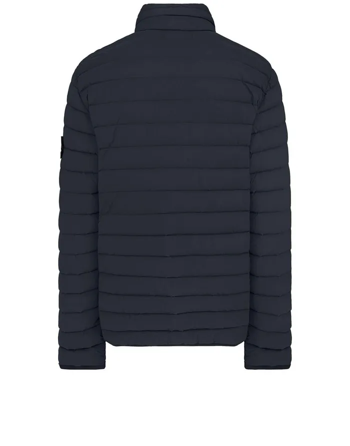 Mens 41025 Loom Woven Down Chambers Stretch NylonTc Down Blouson In Navy Stone Island Coats 038 Jackets