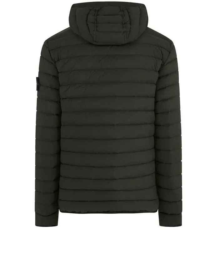 Mens 41125 Real Down Jacket In Dark Forest Stone Island Coats 038 Jackets