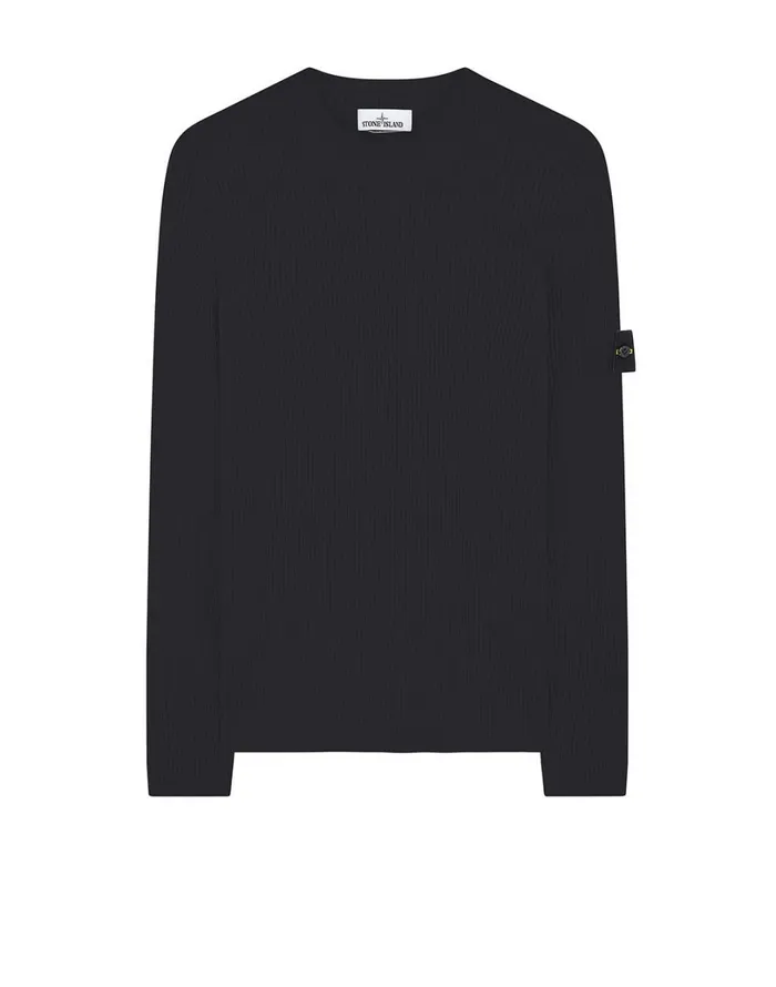Mens 521C2 Crewneck Jumper In Charcoal Stone Island Knitwear