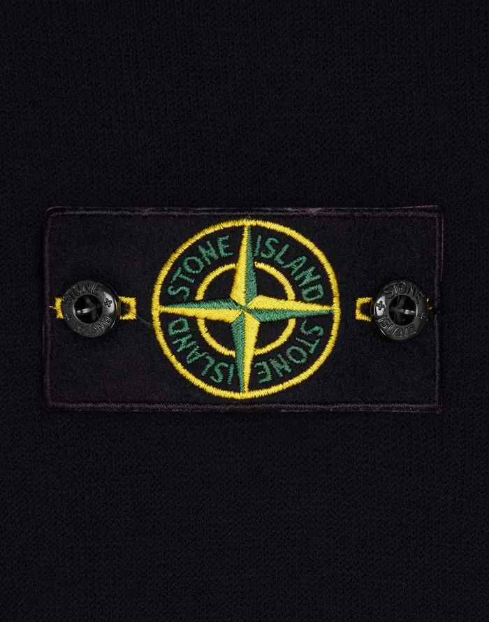 Mens 591A1 Crewneck Knit In Black Stone Island Knitwear