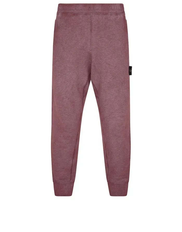 Mens 62390 Dust Colour Treatment Pants In Fuchsia Stone Island Trousers