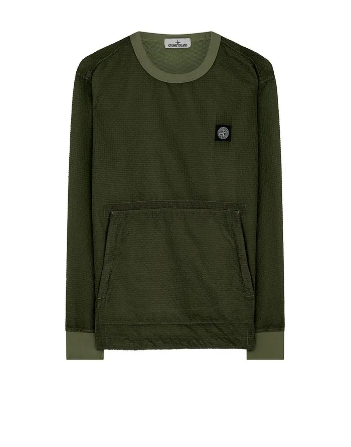 Mens 62434 PolyColour FrameTc Crewneck Sweatshirt In Dark Forest Stone Island Sweatshirts Mens 62434 PolyColour FrameTc Crewneck Sweatshirt In Dark Forest Stone Island Sweatshirts